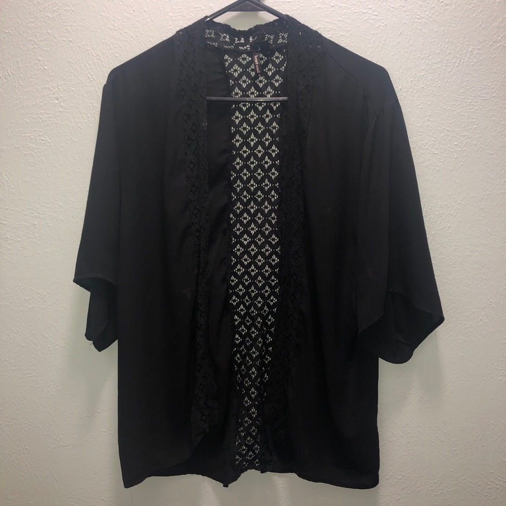 Black Shall with Pattern